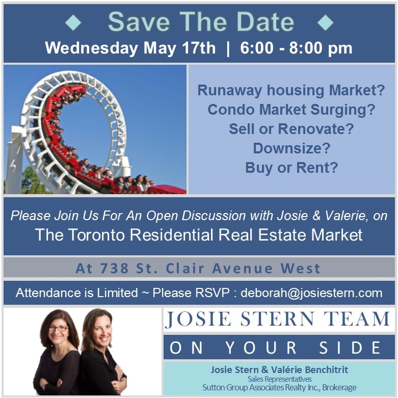 Save The Date! Discussion With Josie & Valerie: May 17